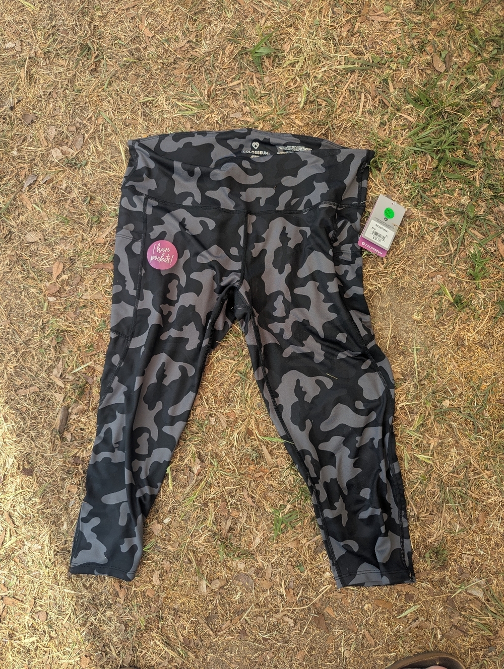 Black & Gray Camo Leggings